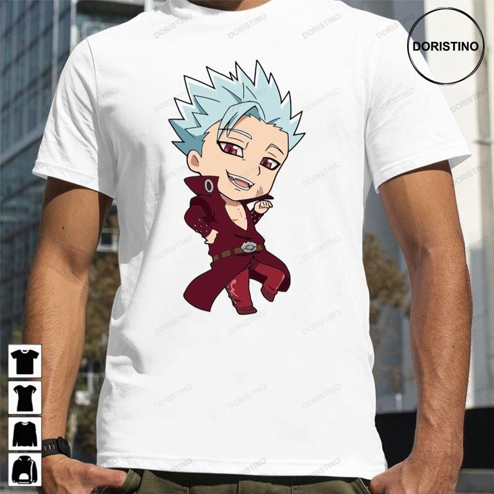 Cute Chibi The Seven Deadly Sins Limited Edition T-shirts